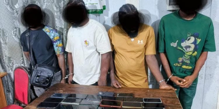Four Nabbed in Kasoa for Alleged Mobile Phone Theft
