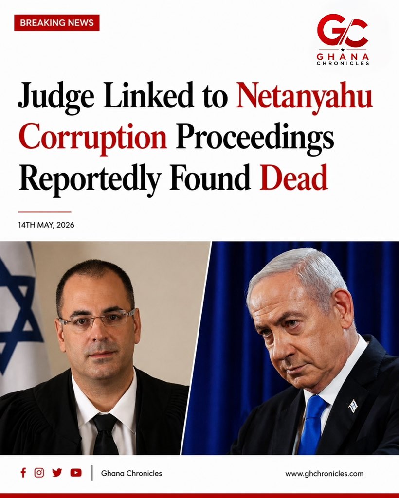 Judge in Netanyahu Case Found Dead in Suspicious Accident