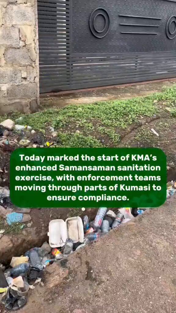 KMA Deploys 'Saman Saman' Task Force to Enforce Sanitation Laws in Kumasi