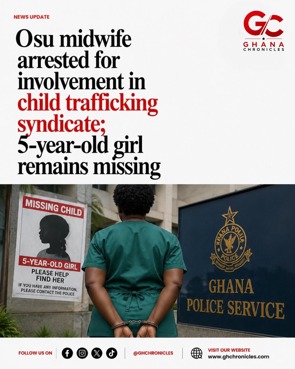 Midwife Arrested in Osu Child Trafficking Ring; 5-Year-Old Girl Still Missing