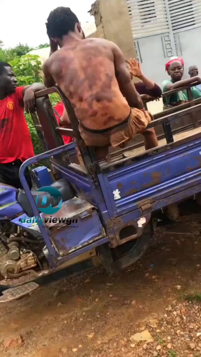 Mob Justice Unleashed: Suspect Brutally Beaten in Domeabra Over Theft Allegations