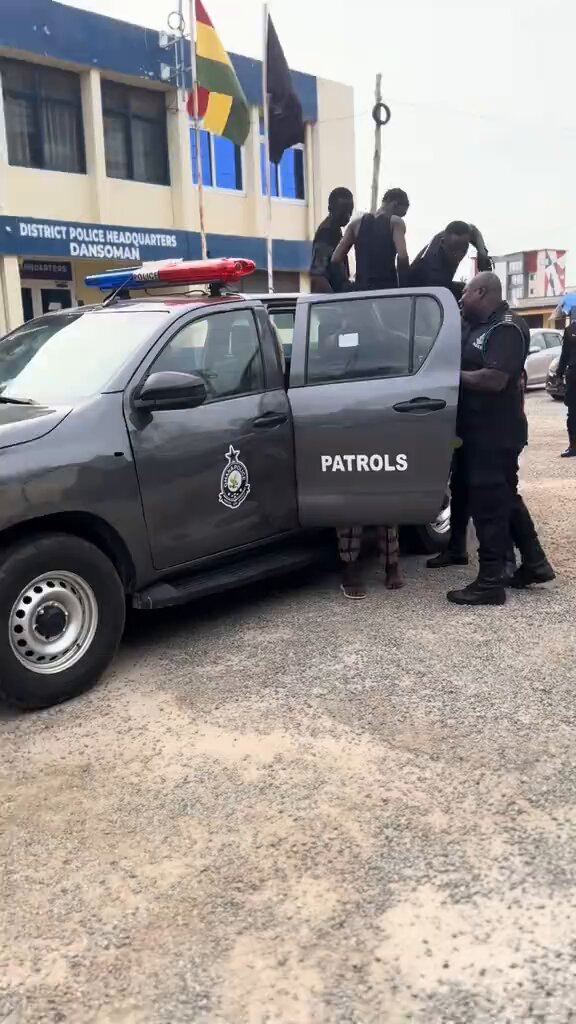 Officer Slaps Suspect at Dansoman Police HQ Amidst Drug Arrests