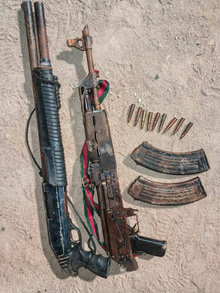 Police Foil Planned Robbery, Seize AK-47 and Pump-Action Gun