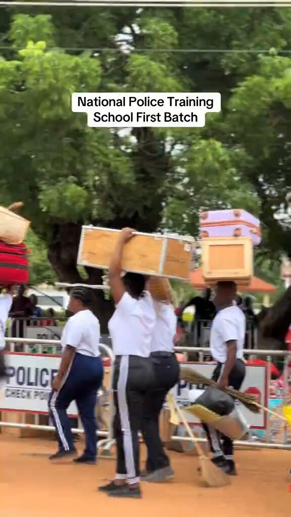 Police Recruits Report for Training at National Police Training School