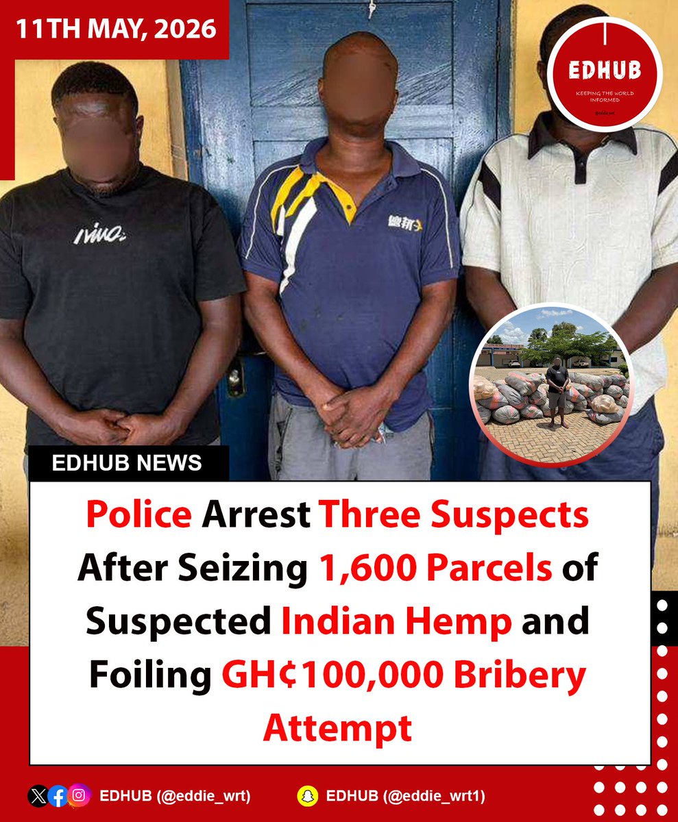 Police Seize 1,600 Hemp Parcels, Arrest 3 in Eastern Region