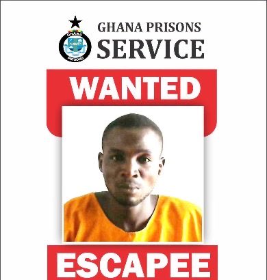 Prisoner Escapes Custody: Ghana Prisons Service Seeks Public Help