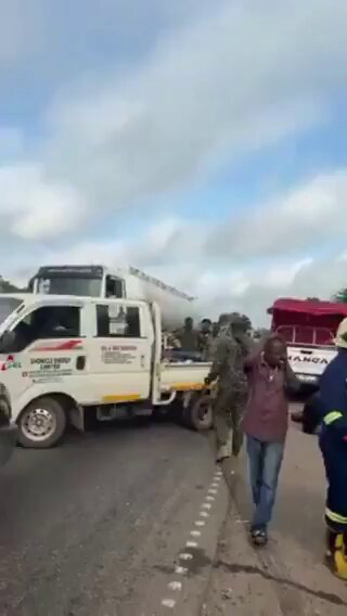 Road Accident Disrupts Kumasi Highway Traffic at Konongo-Odumasi