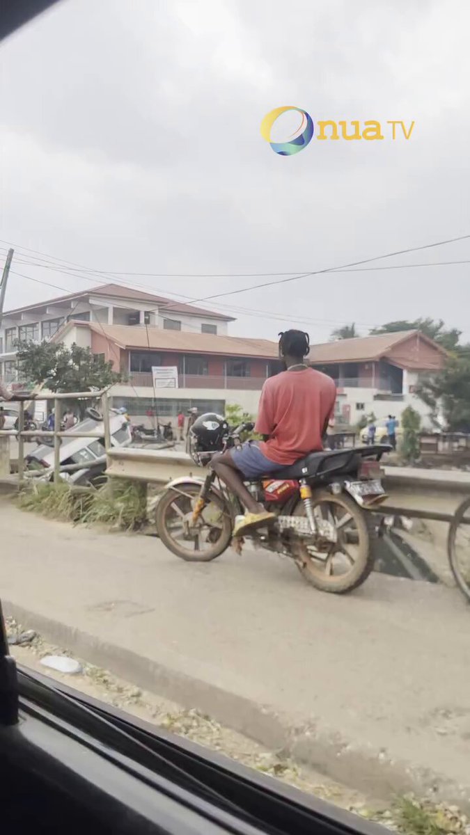 Trotro Overturns, Lands in Drain at Ebony Junction