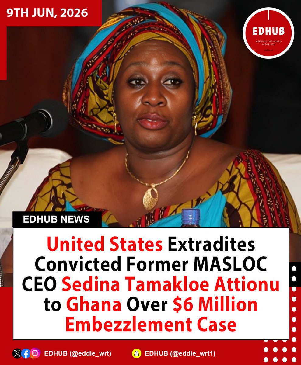US Extradites Ex-MASLOC CEO Sedina Tamakloe Attionu to Ghana for Corruption