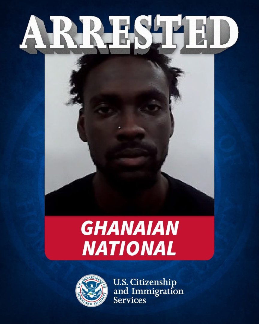 Ghanaian National Arrested in US for Alleged Immigration Fraud